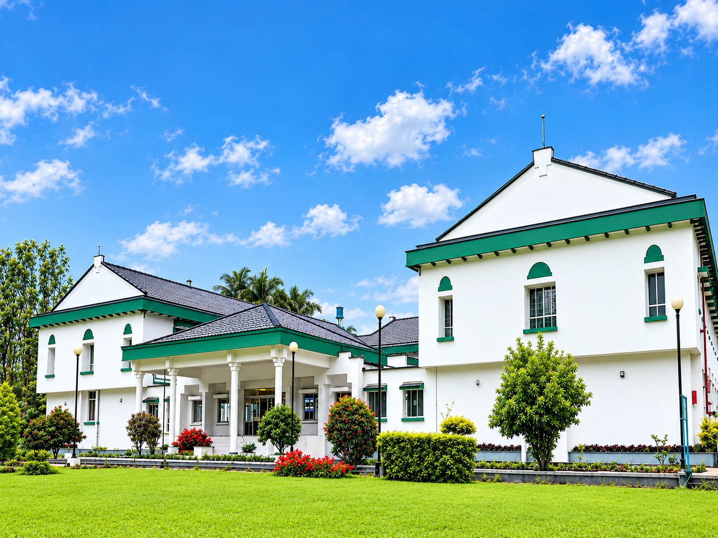 Hospital facility exterior at Referral Hospital & Research Centre, Chabua
