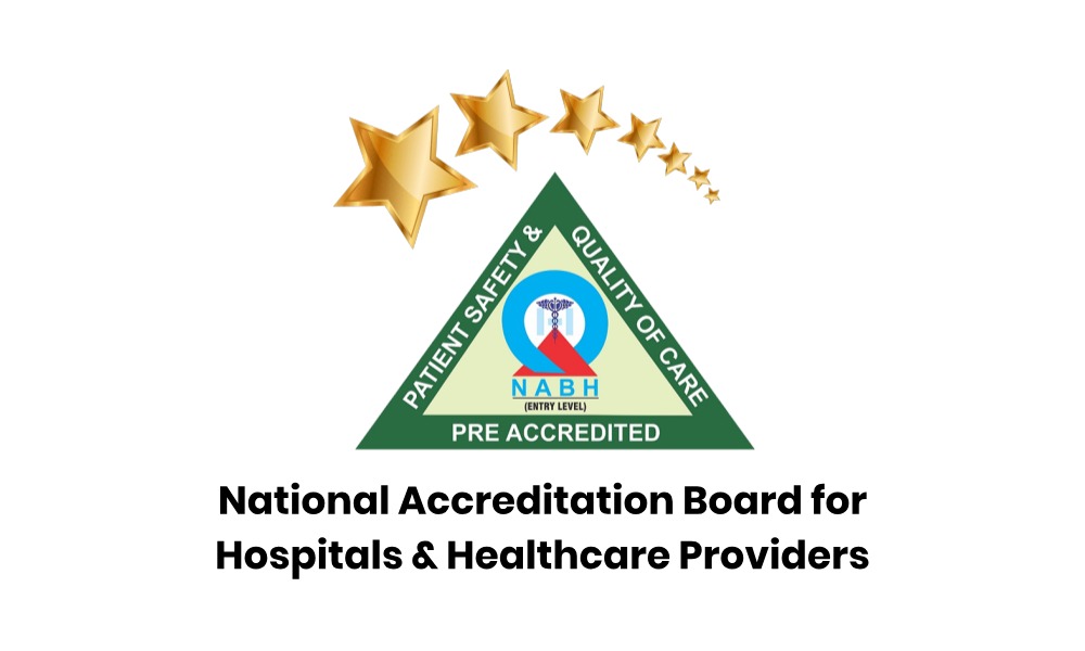 NABH Pre-Accredited certification badge